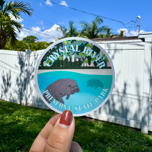 "Crystal River Preserve State Park" Sticker