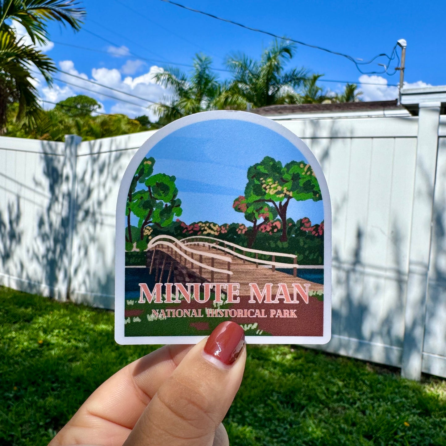 "Minute Man National Historical Park" Sticker