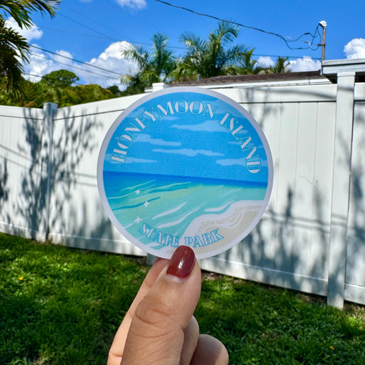 "Honeymoon Island State Park" Sticker