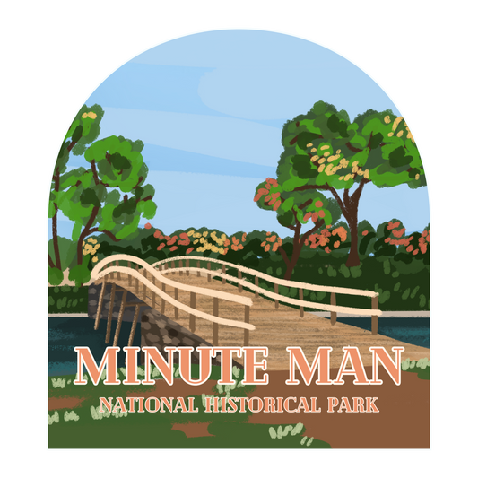 "Minute Man National Historical Park" Sticker