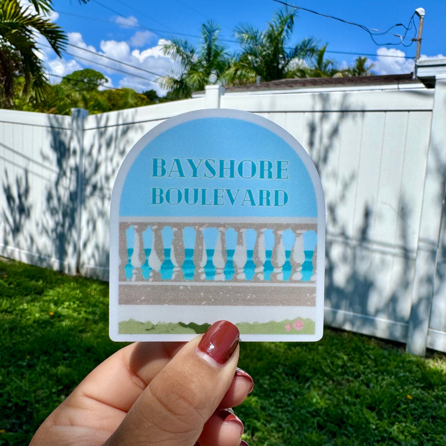 "Bayshore Boulevard" Sticker