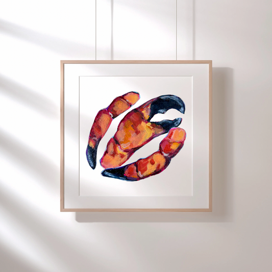 "Stone Crab Legs" Art Print