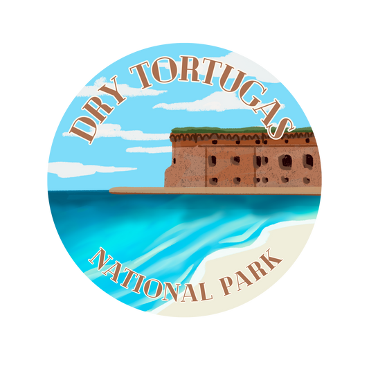 "Dry Tortugas National Park" Sticker