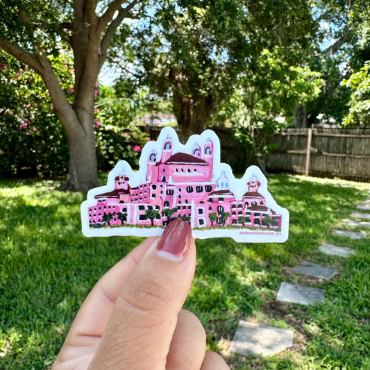 "Pink Palace" Sticker