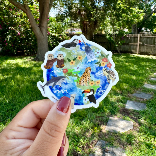 "Animal Planet" Sticker