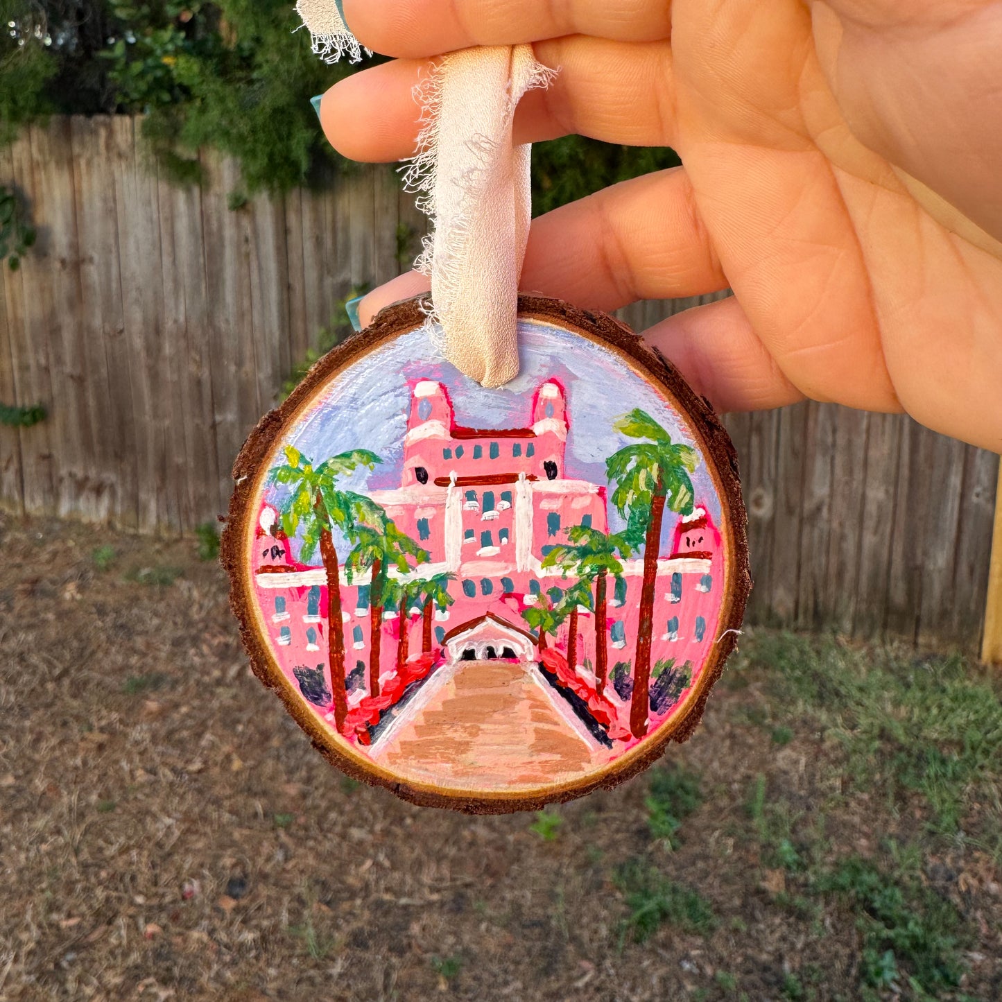 Don Cesar Wood Slice Ornament