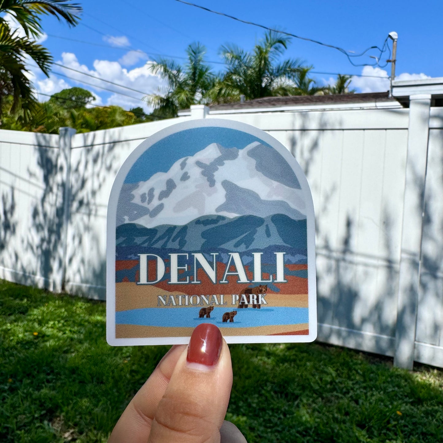 "Denali National Park" Sticker