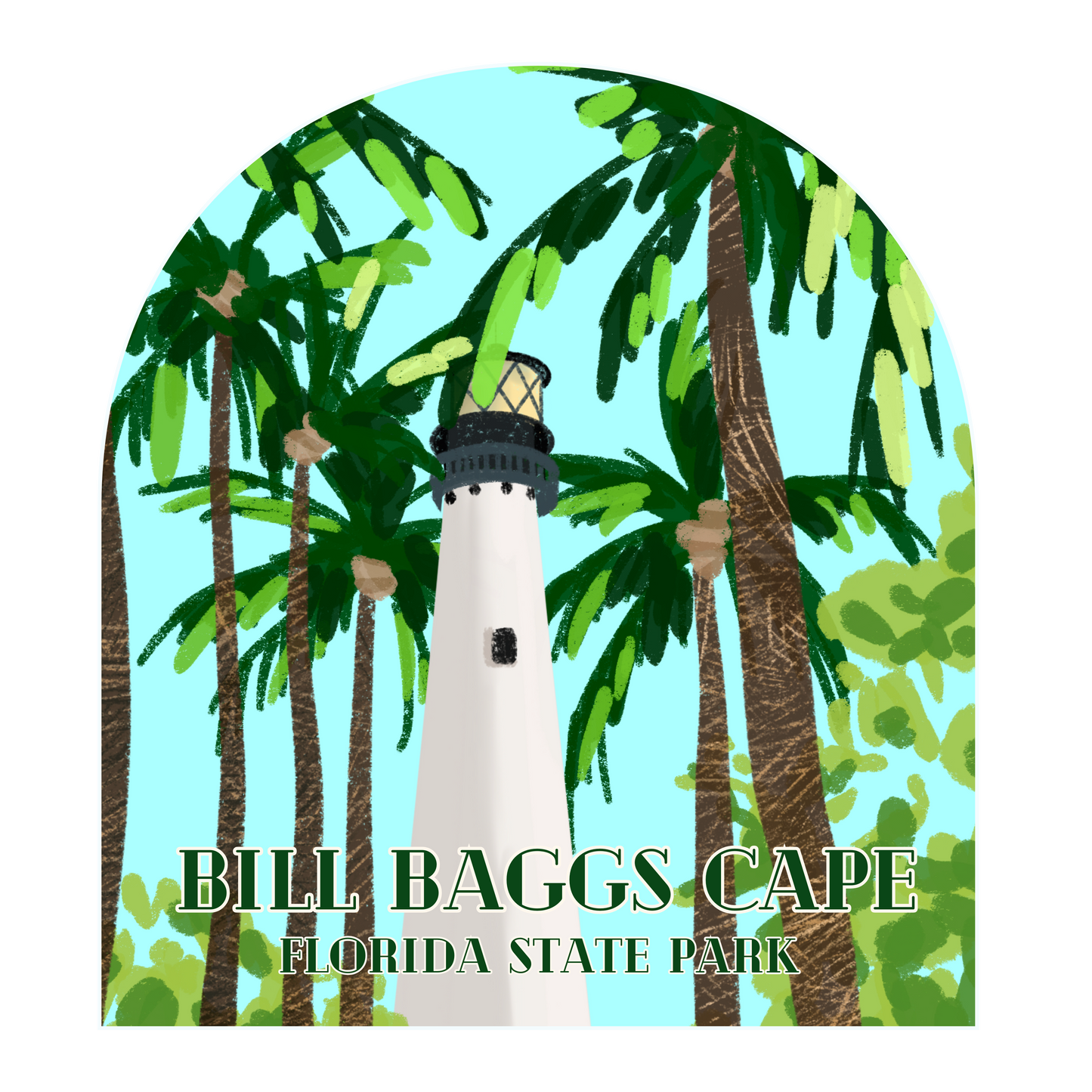 "Bill Baggs Cape Florida State Park" Sticker