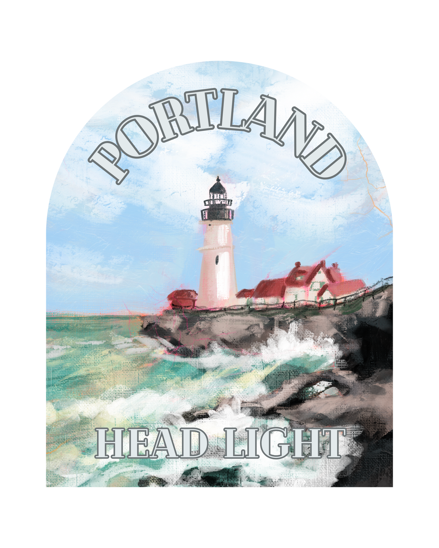 "Portland Head Light" Sticker