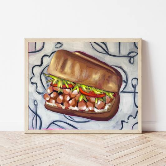 "Chicken Tender Sub" Art Print