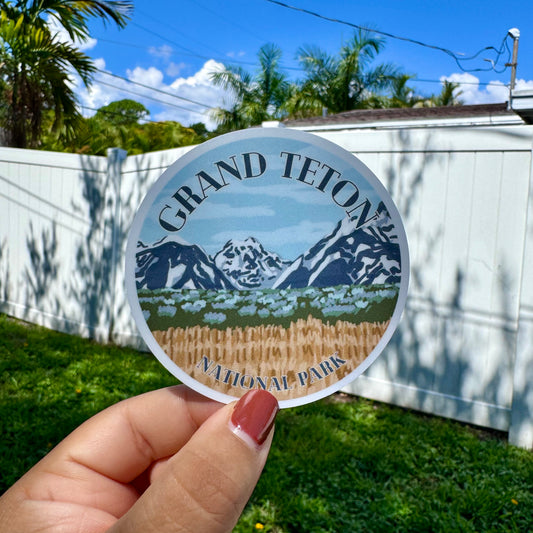 "Grand Teton National Park" Sticker