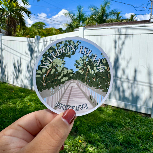 "Weedon Island Preserve" Sticker