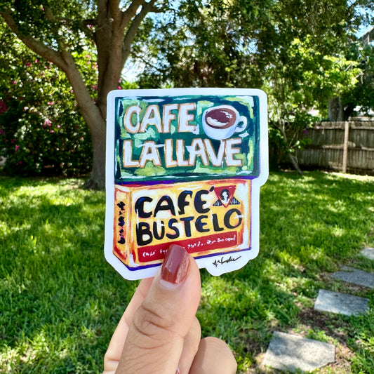 "Cafe" Sticker