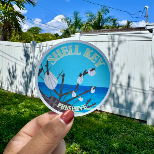 "Shell Key Preserve" Sticker