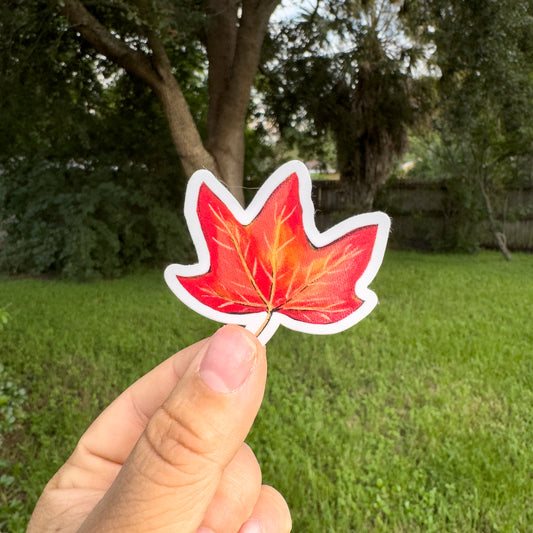 "Autumn Leaf" Sticker