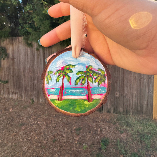 Vinoy Park Wood Slice Ornament