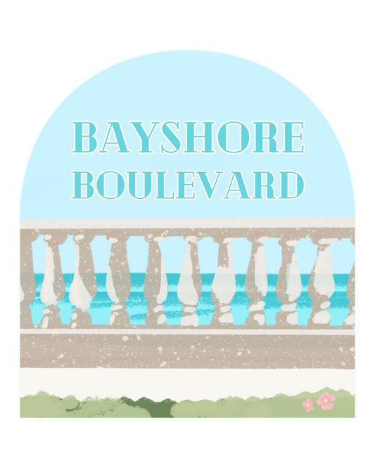 "Bayshore Boulevard" Sticker