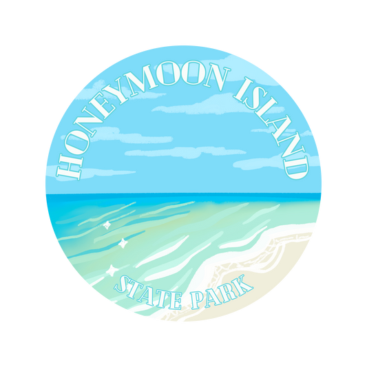 "Honeymoon Island State Park" Sticker