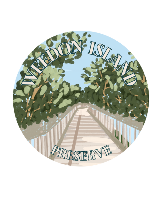 "Weedon Island Preserve" Sticker