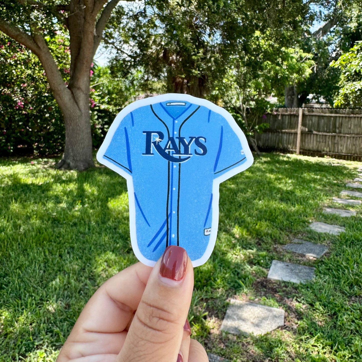 "Rays Jersey" Sticker