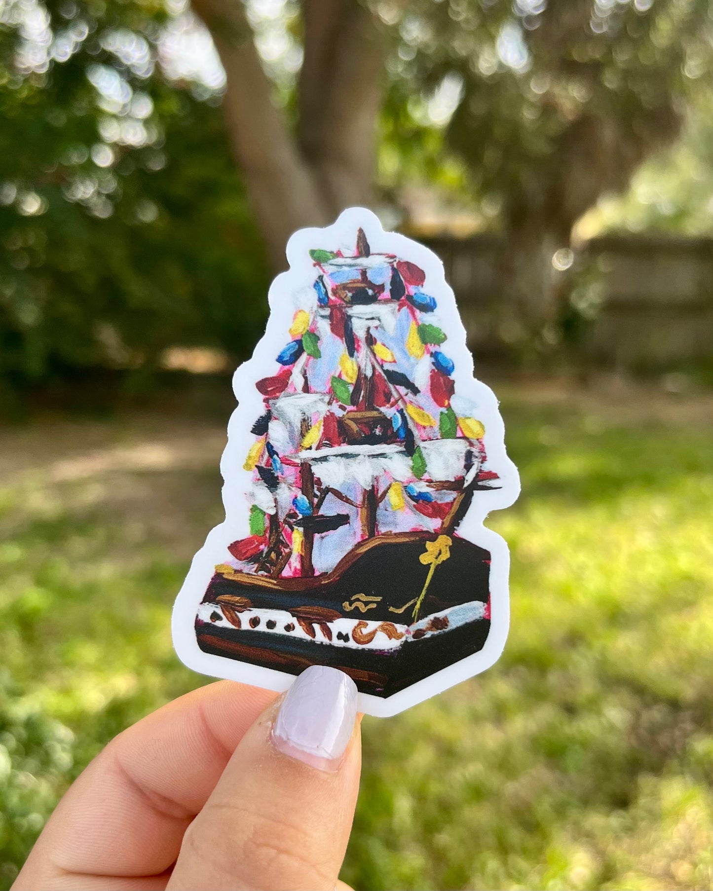 "Gasparilla Ship" Sticker