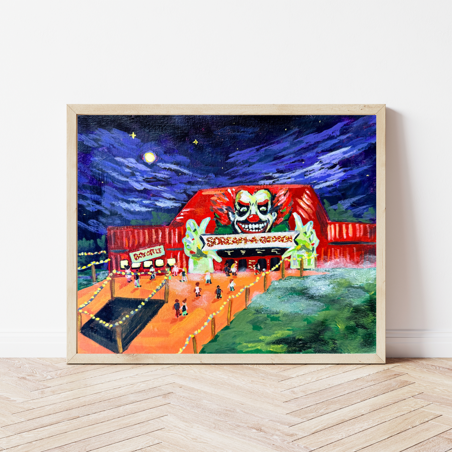 "Screams Into the Night" Art Print