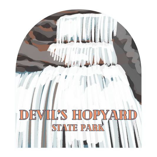 "Devil's Hopyard State Park" Sticker