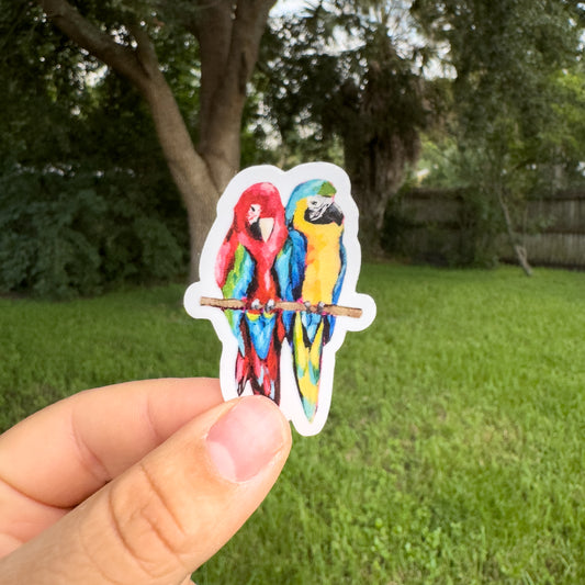 "Macaws" Sticker