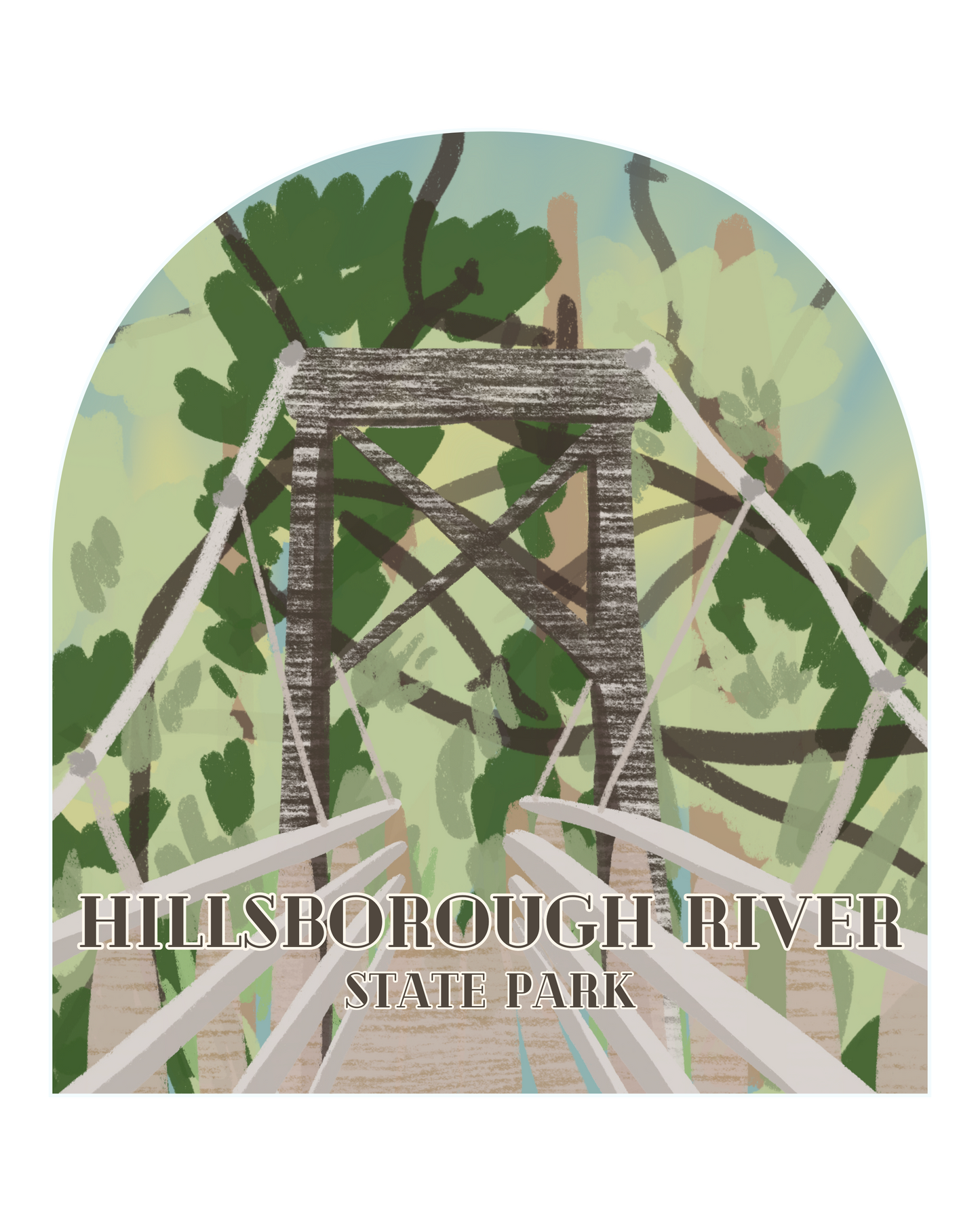 "Hillsborough River State Park" Sticker