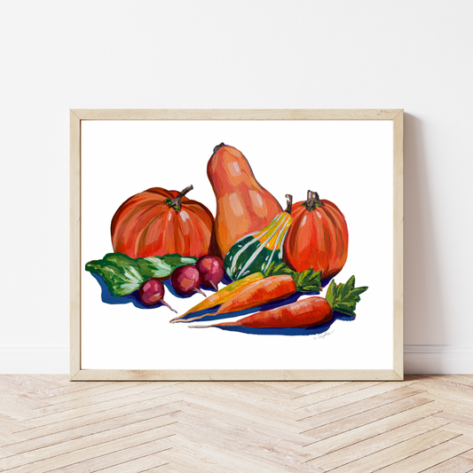 "Fall Harvest" Art Print