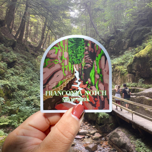 "Franconia Notch State Park" Sticker