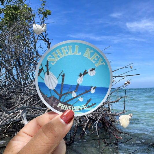 "Shell Key Preserve" Sticker