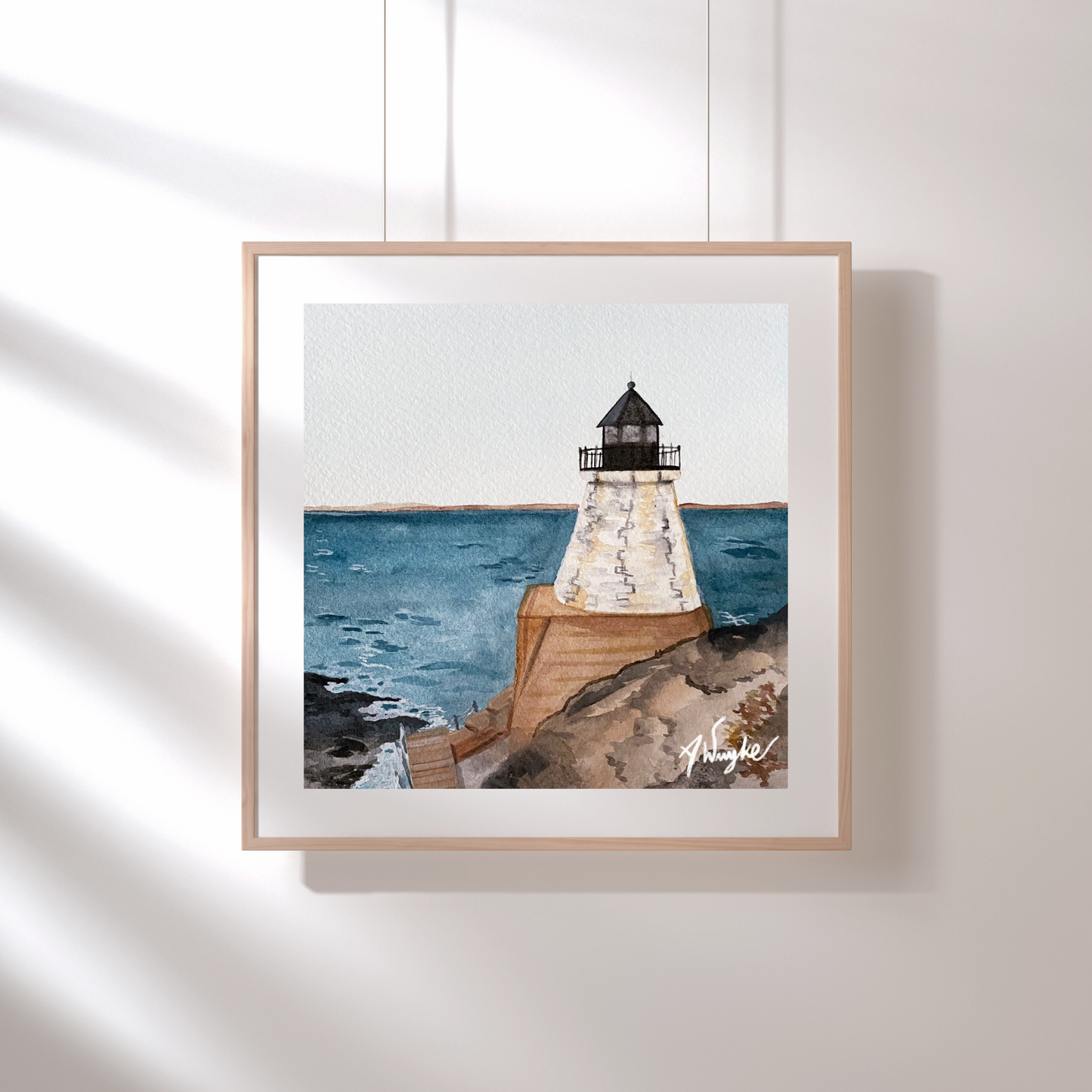 "Castle Hill Light" Art Print