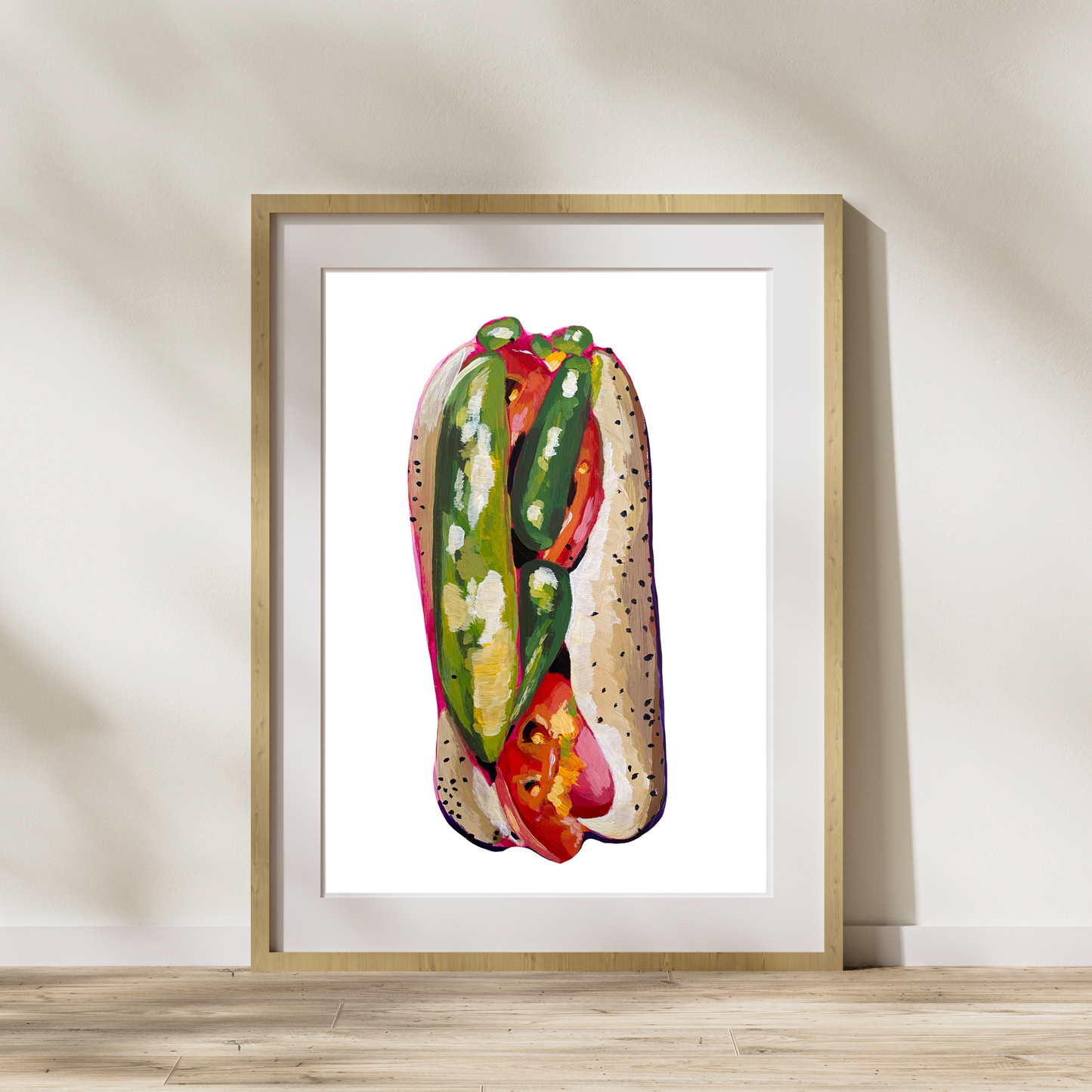 "Chicago Dog" Art Print