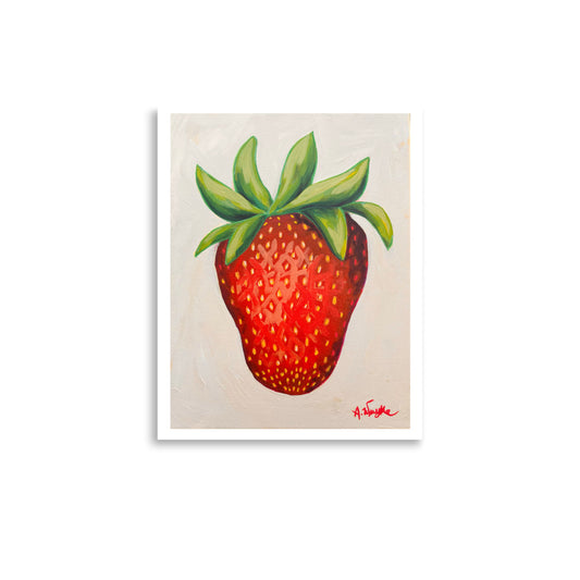 "Plant City Strawberry" Art Print