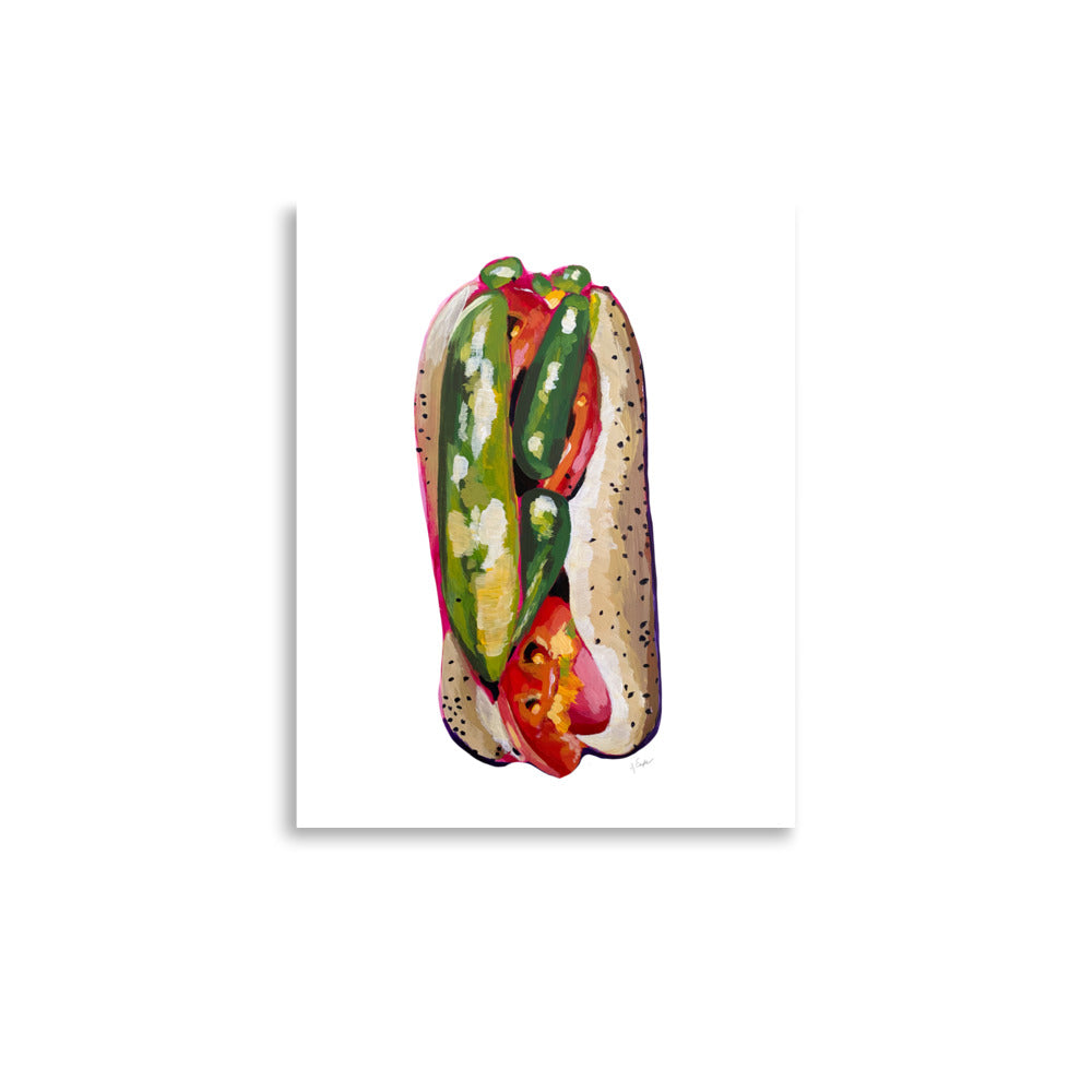 "Chicago Dog" Art Print