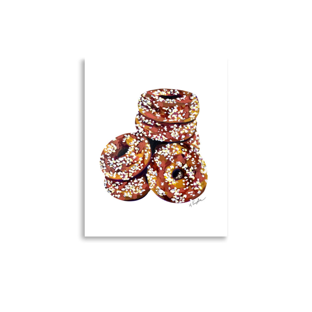 "Cider Donuts" Art Print