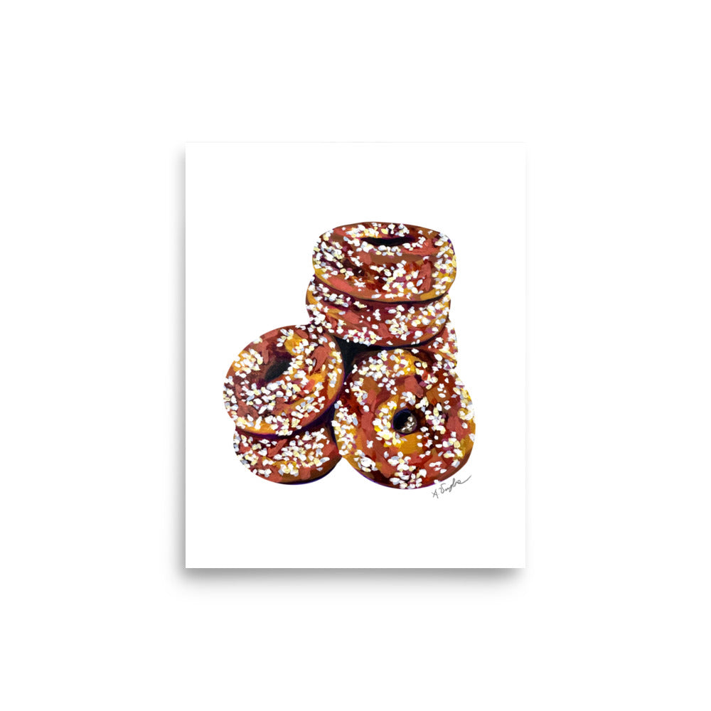 "Cider Donuts" Art Print