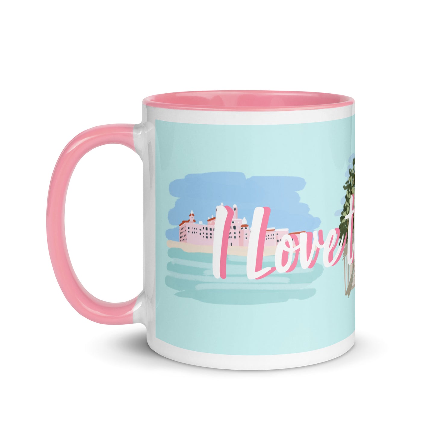 "I Love the Burg" - Pink Mug