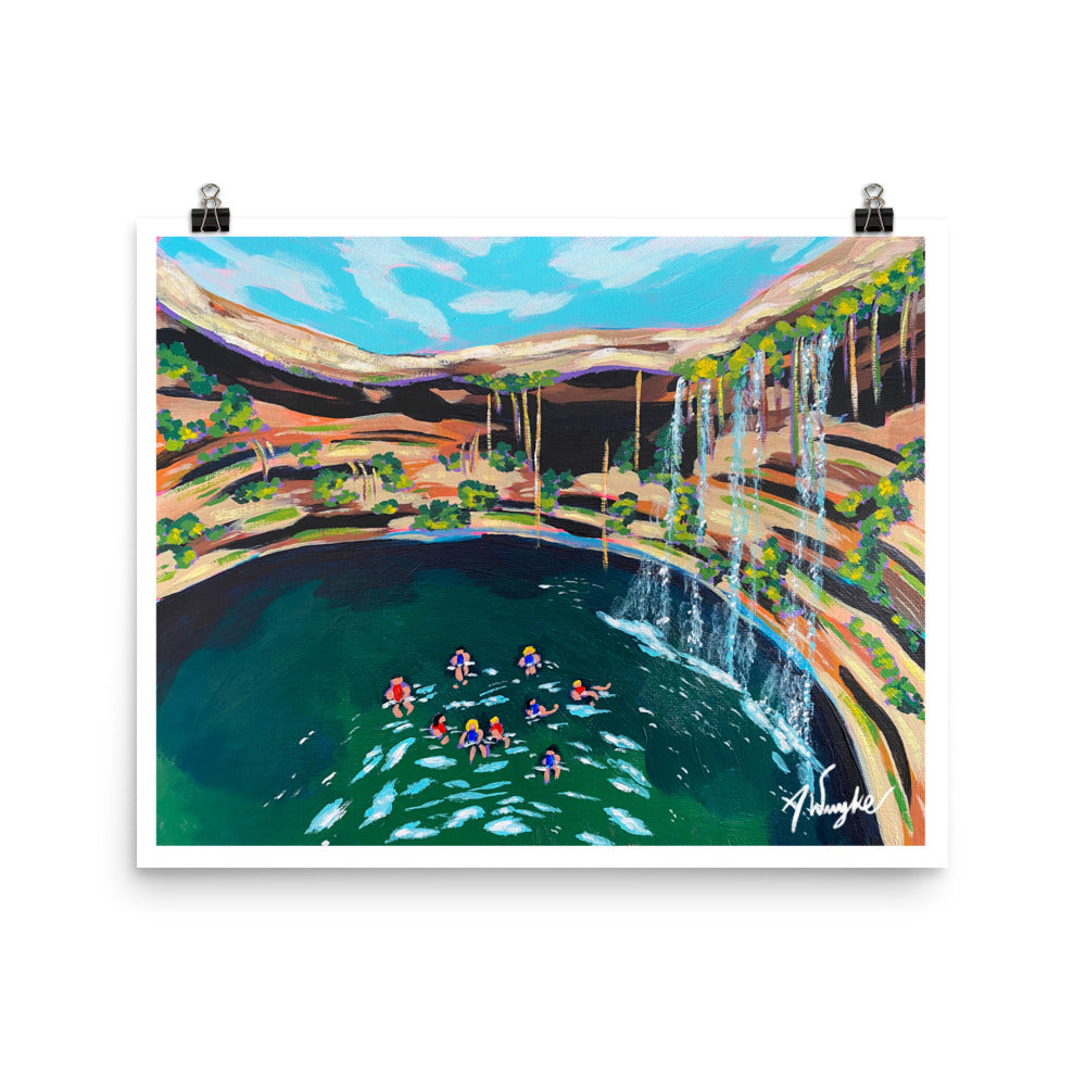 "Cenote" Art Print