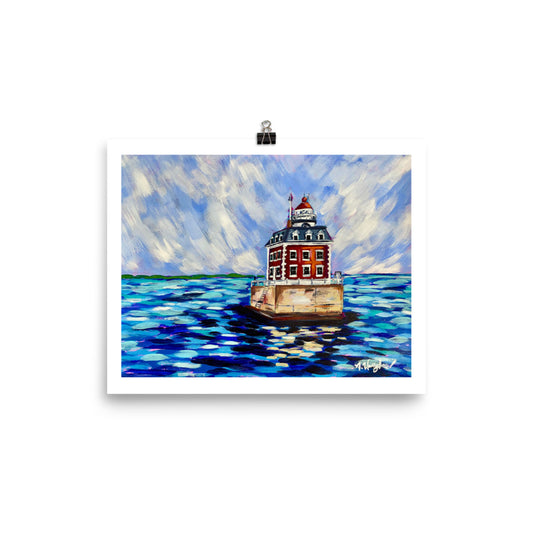 "Ledge Light" Art Print