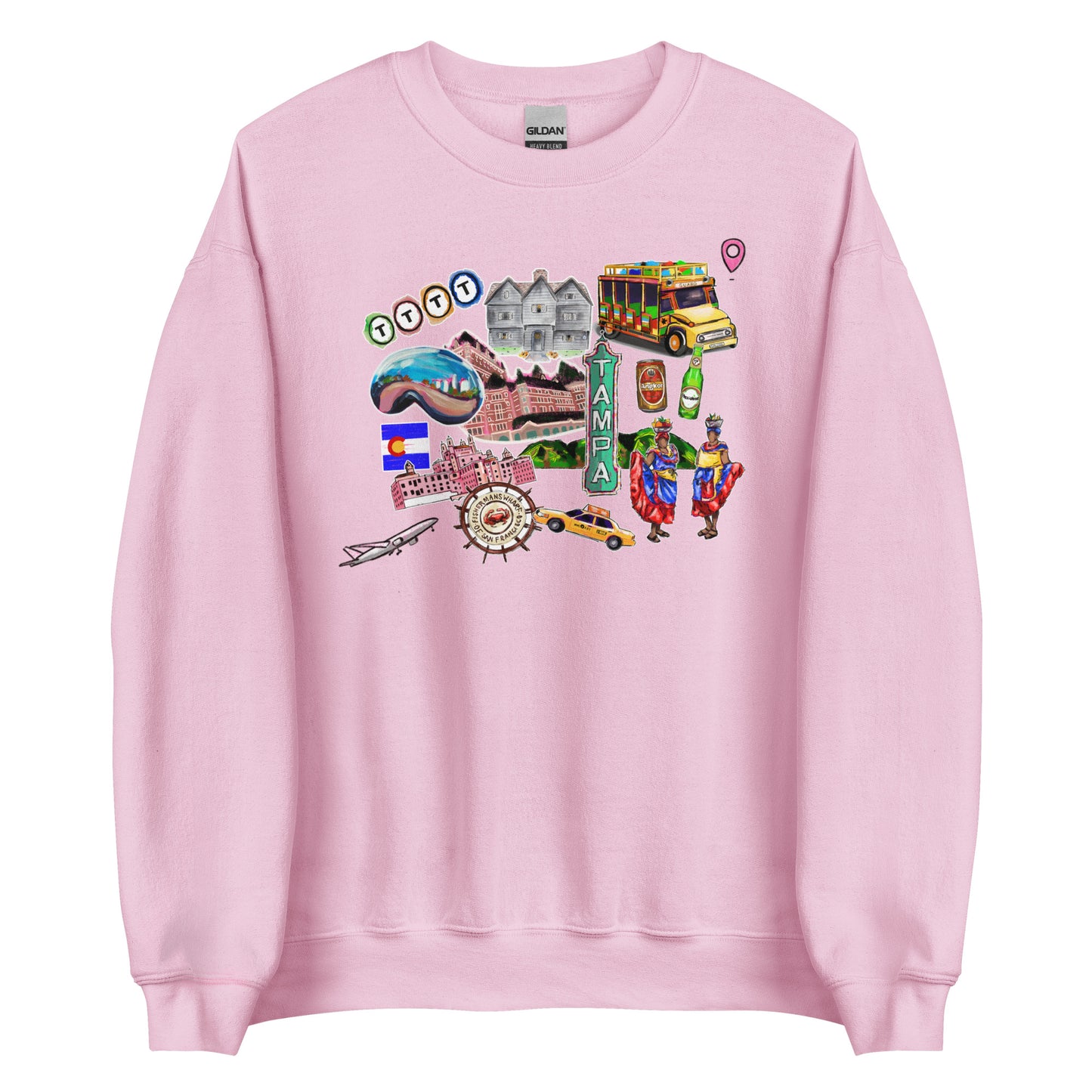 Travel-Inspired Sweatshirt