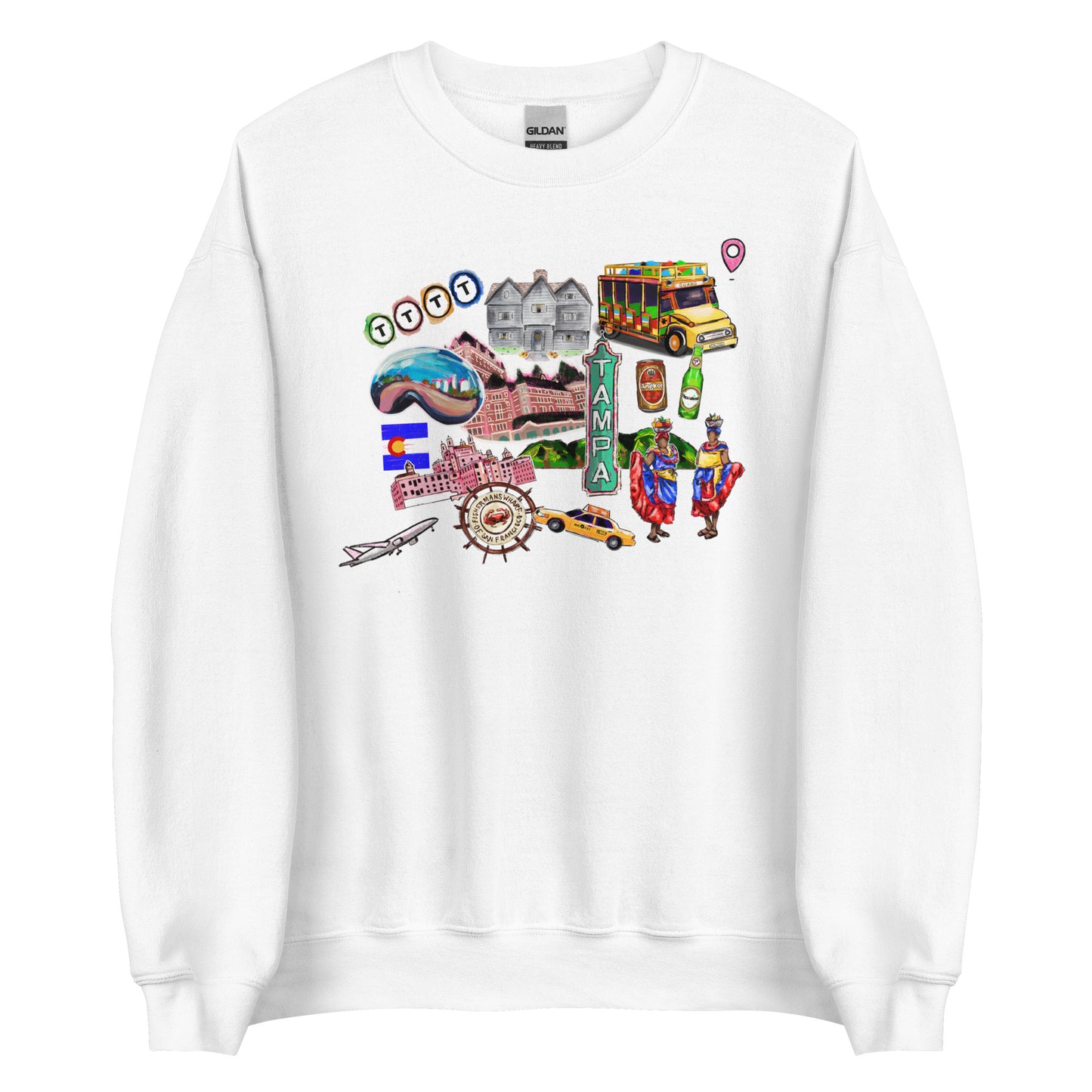 Travel-Inspired Sweatshirt